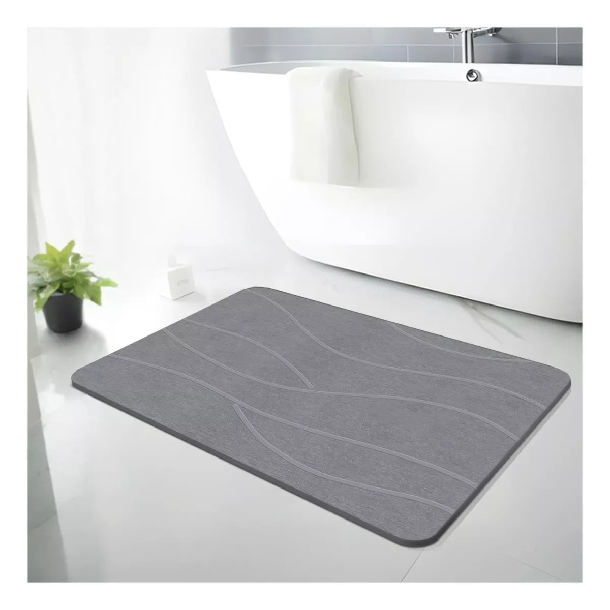 Tapete de Piedra de Tierra de Diatomeas – Absorción, Estilo y Comodidad Natural 🌿